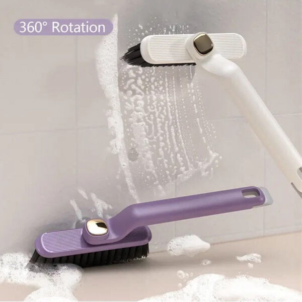 Multipurpose Bathroom Tile Floor Gap Cleaning Brush Rotating Crevice Brushes With Dead End Strong Bristles