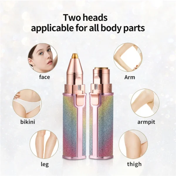 Rainbow Flawless Painless Face Hair Remover