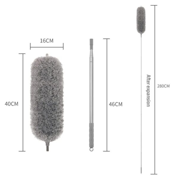 Premium Microfiber Duster – Extendable, Washable