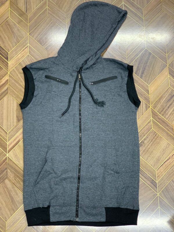Premium Men's Sleeveless Tech Hoodie Vest