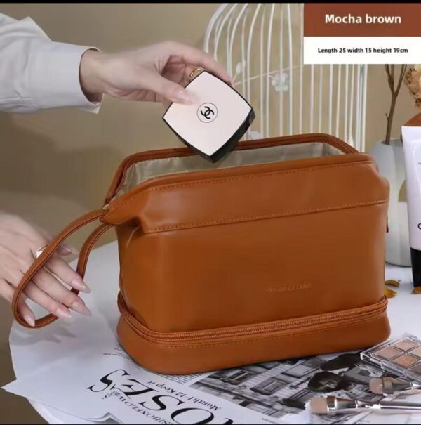 Premium Vegan Leather Travel Toiletry Bag